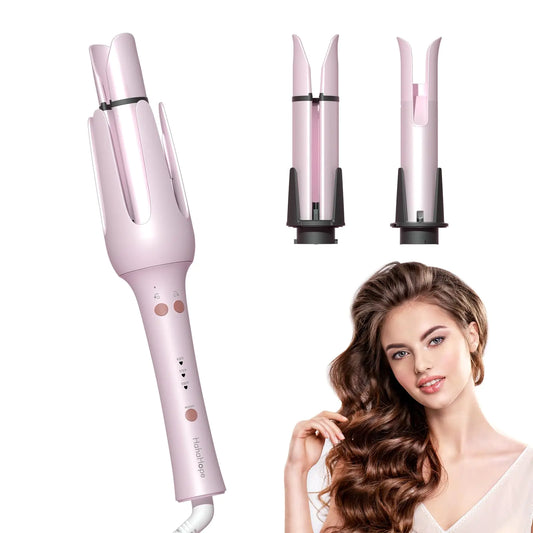 Automatic Curling Iron Rotating Curling Wand with 2 Barrel